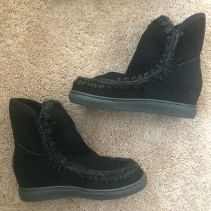 Mou Mou black boots